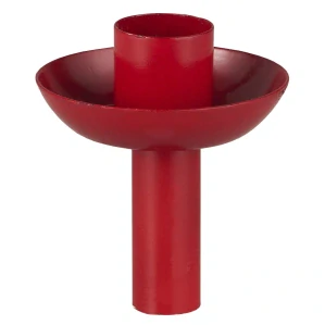 Kovový svícen na lahev Bottle Red