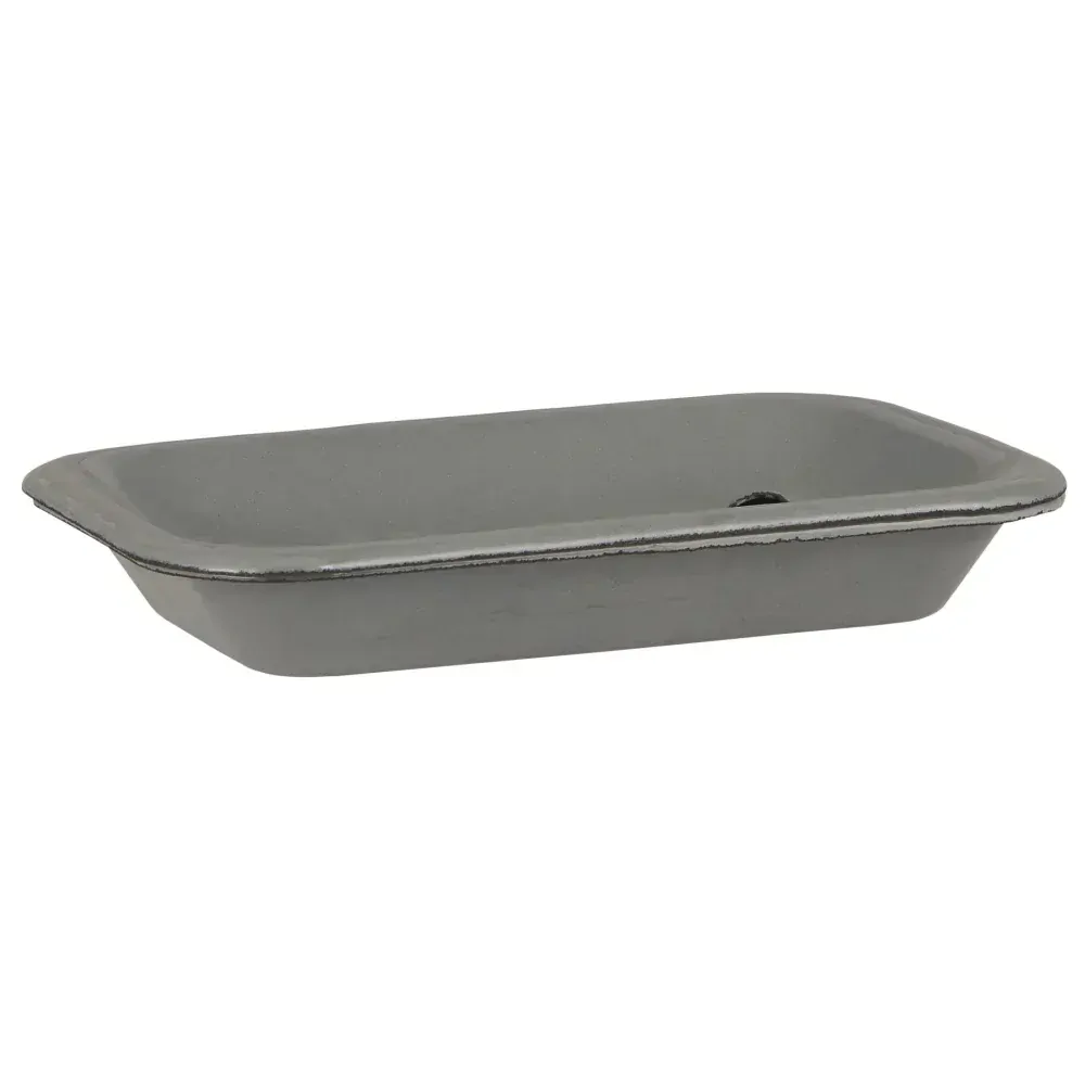 Smaltovaná mýdlenka Grey