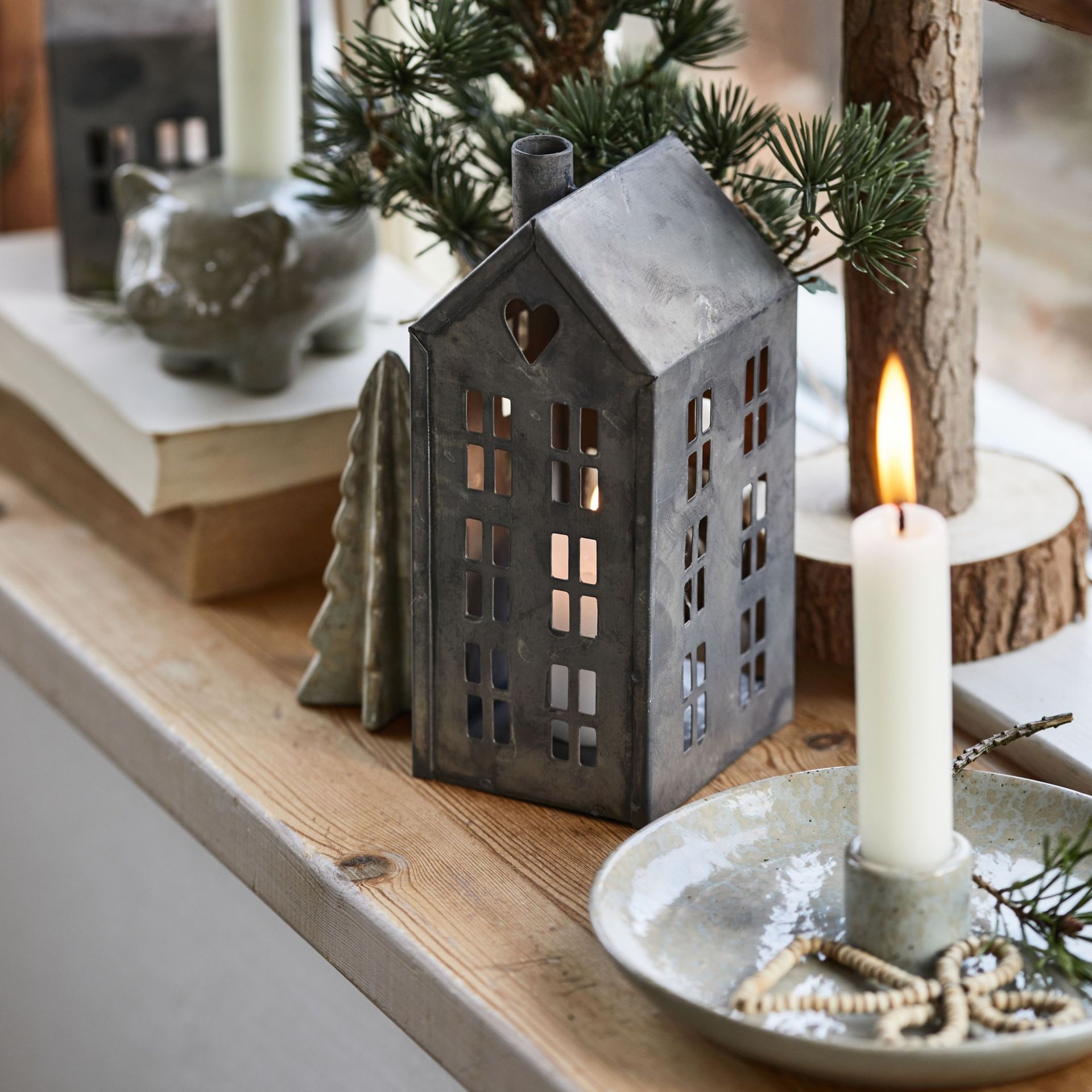 Lucerna domeček House 17 cm