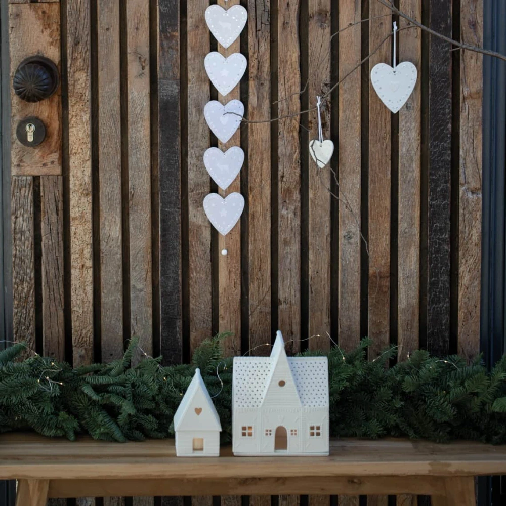 Porcelánový svícen Gingerbread House Heart