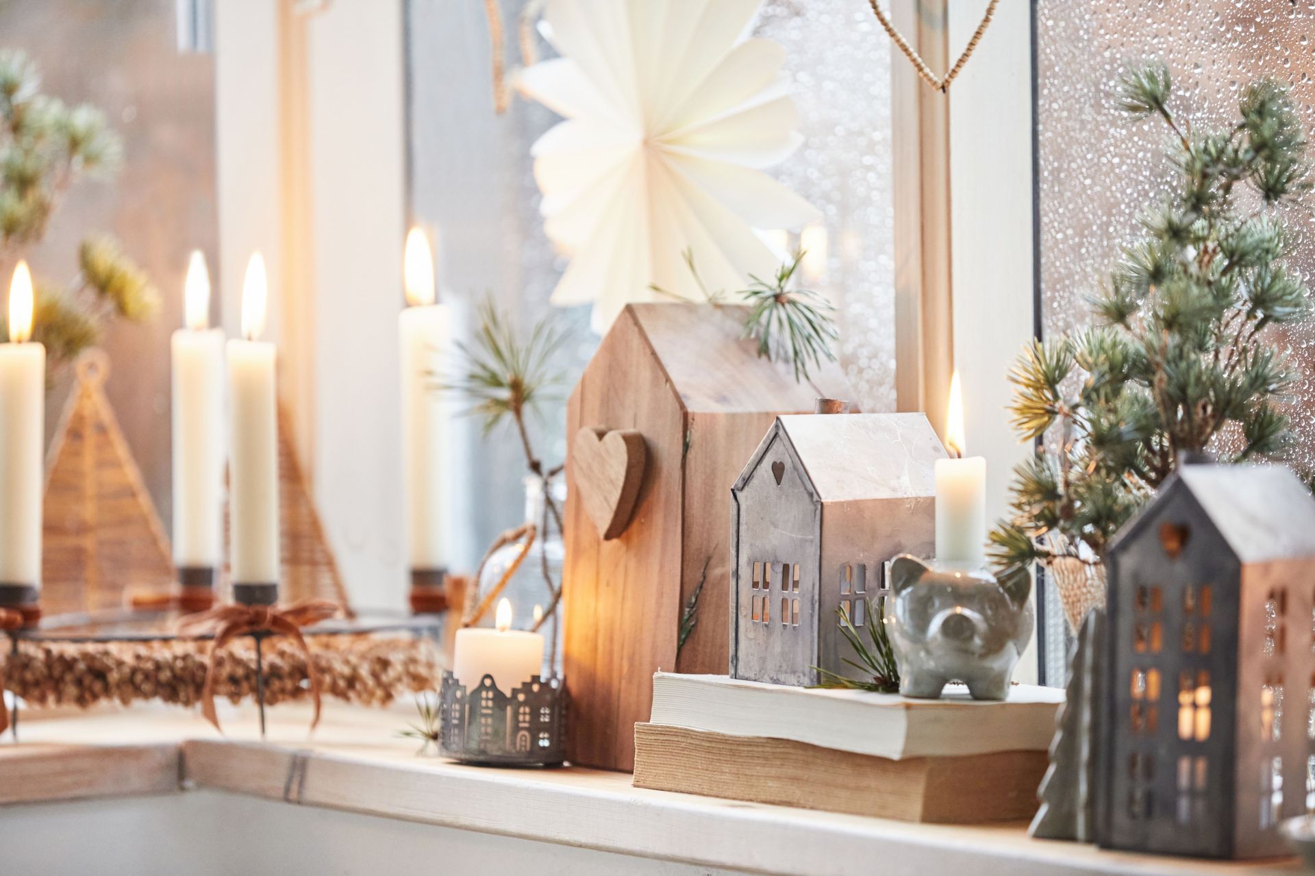 Lucerna domeček House 12 cm