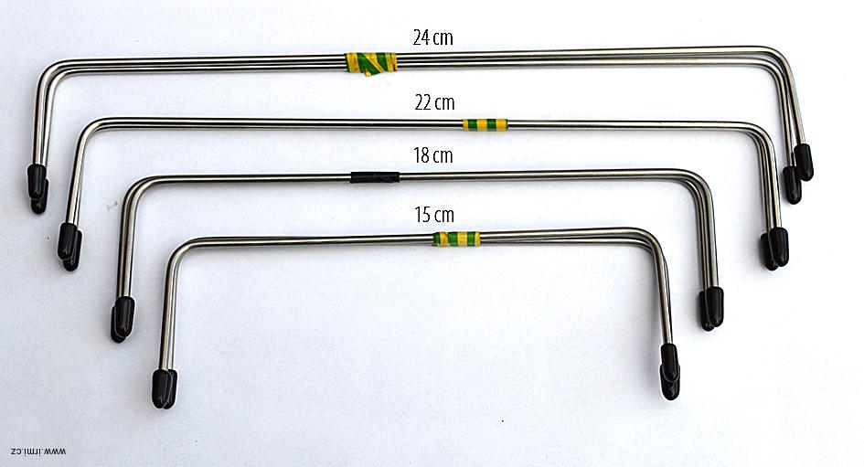 Kovový rámeček pravoúhlý - vntřní 15 cm