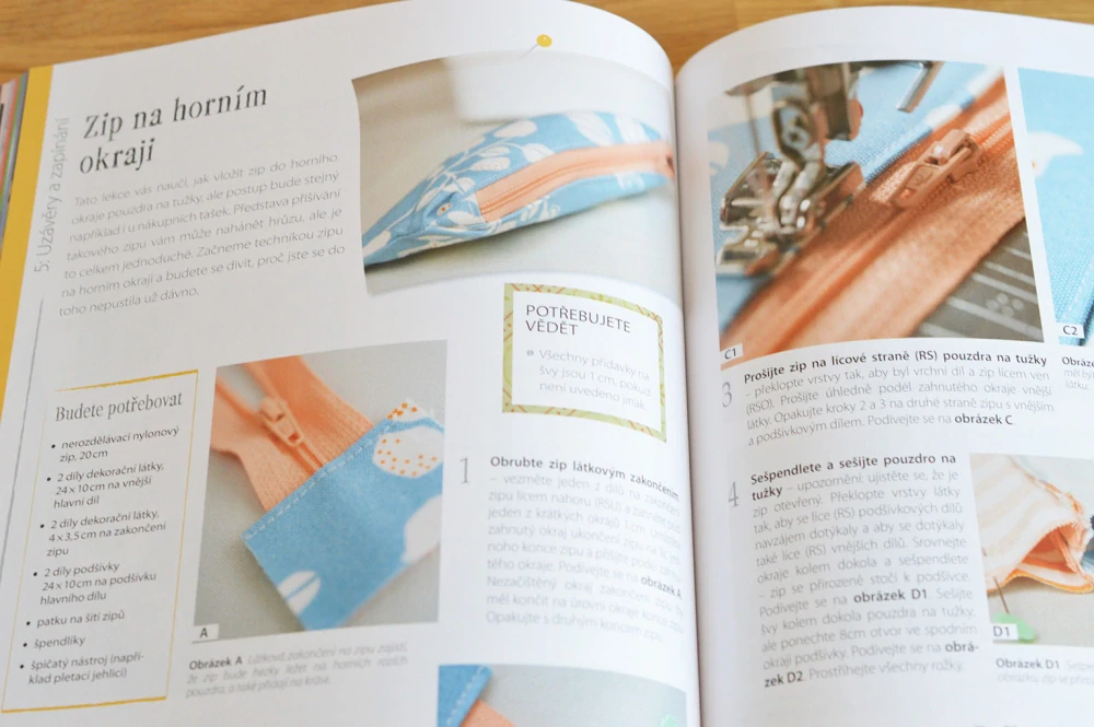 Šití tašek - Lisa Lamová