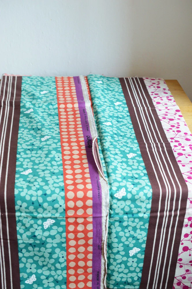 Proužky s oranžovou - echino