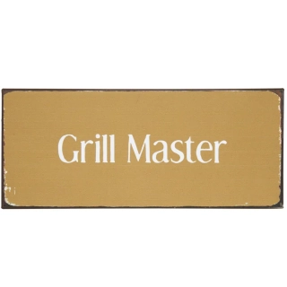 Plechová cedule Grill Master