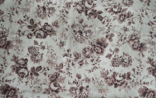 Hnědé květy na šedozelené